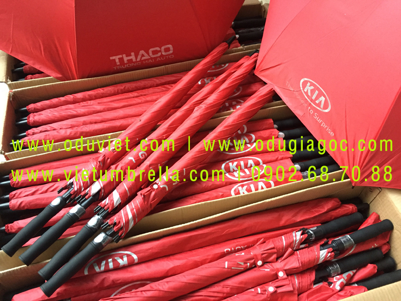 xưởng sản xuất ô dù cầm tay in logo quảng cáo